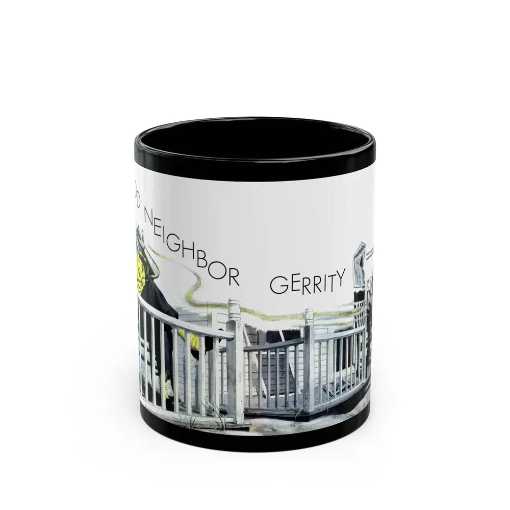 Good Neighbor Gerrity, Woman's Day, September 1947 - Black Coffee Mug 11oz - Go Mug Yourself