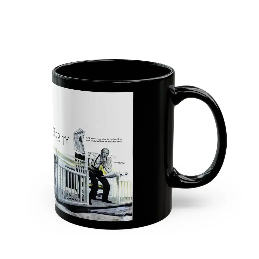 Good Neighbor Gerrity, Woman's Day, September 1947 - Black Coffee Mug - Go Mug Yourself