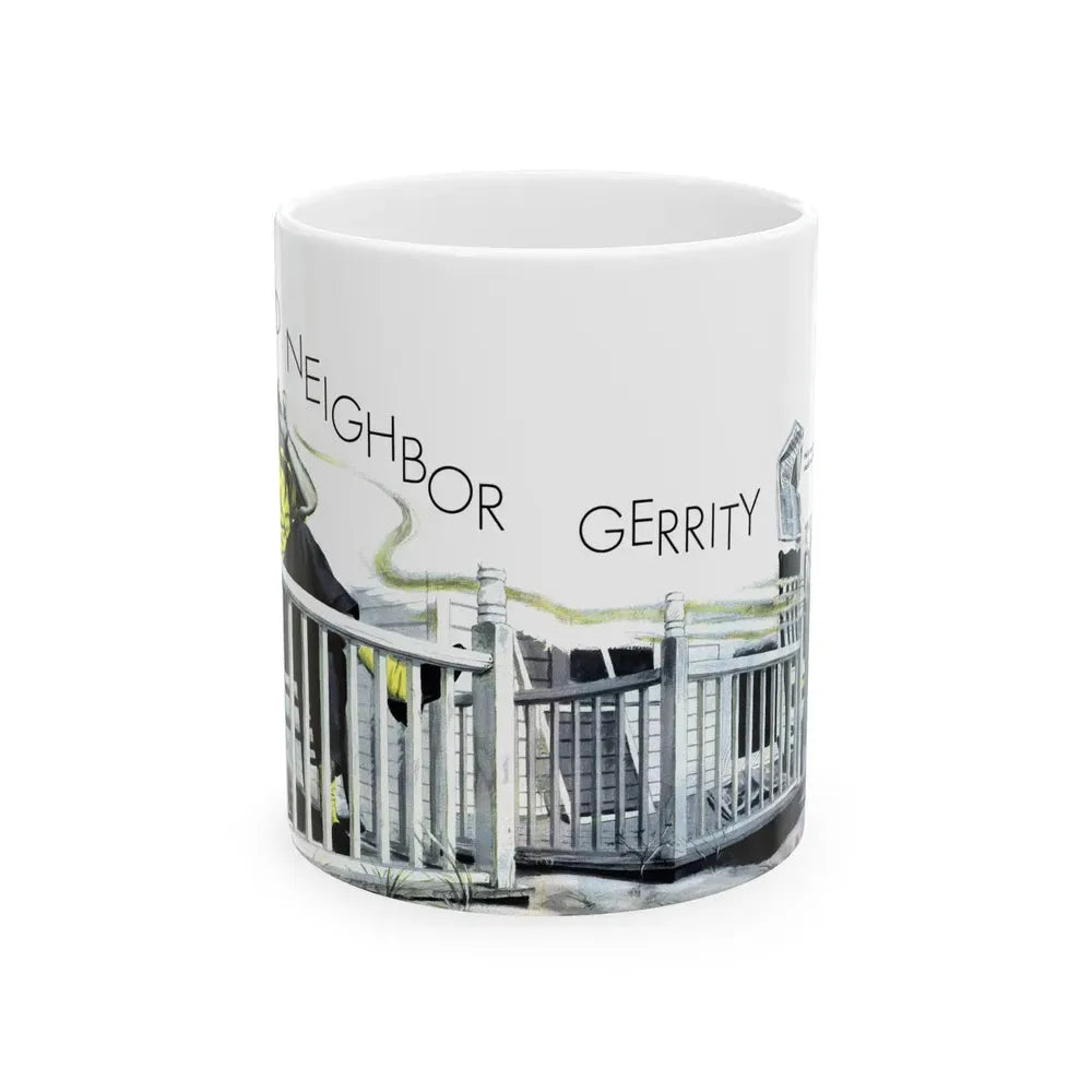 Good Neighbor Gerrity, Woman's Day, September 1947 - White Coffee Mug 11oz - Go Mug Yourself