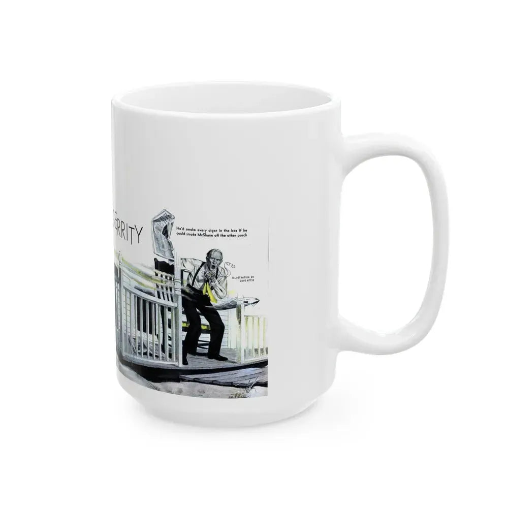 Good Neighbor Gerrity, Woman's Day, September 1947 - White Coffee Mug - Go Mug Yourself
