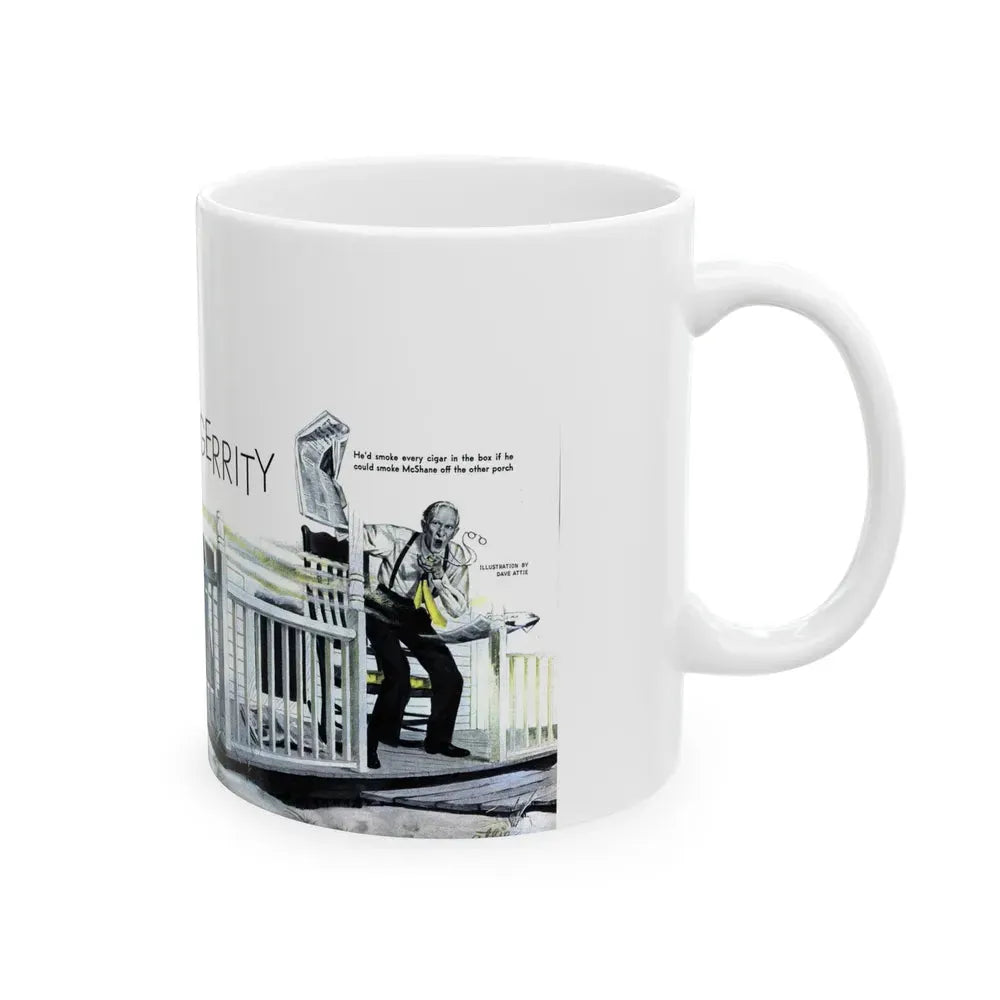Good Neighbor Gerrity, Woman's Day, September 1947 - White Coffee Mug - Go Mug Yourself