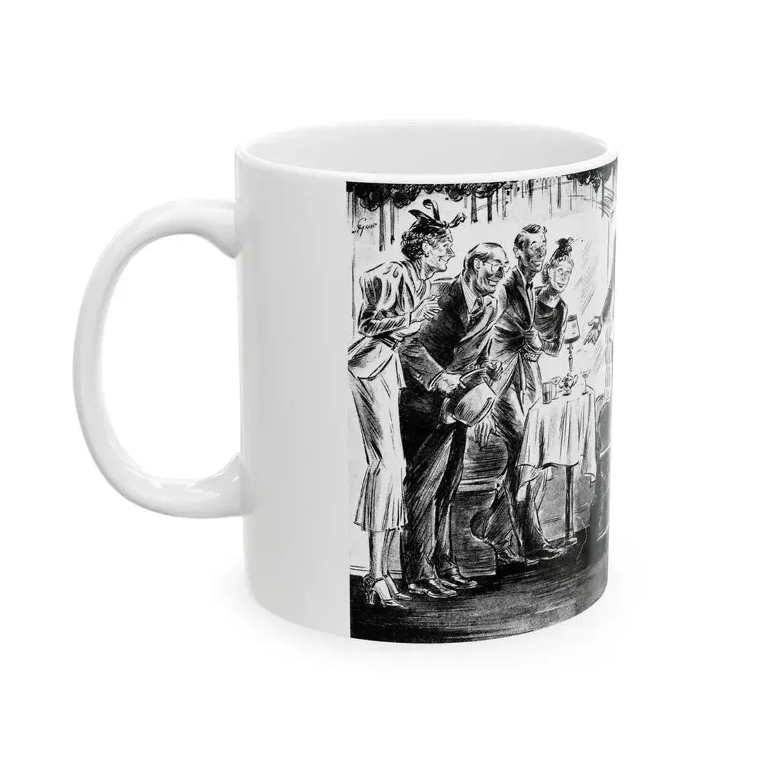 Good Old Jack, Liberty magazine, February 6, 1937 - White Coffee Mug - Go Mug Yourself