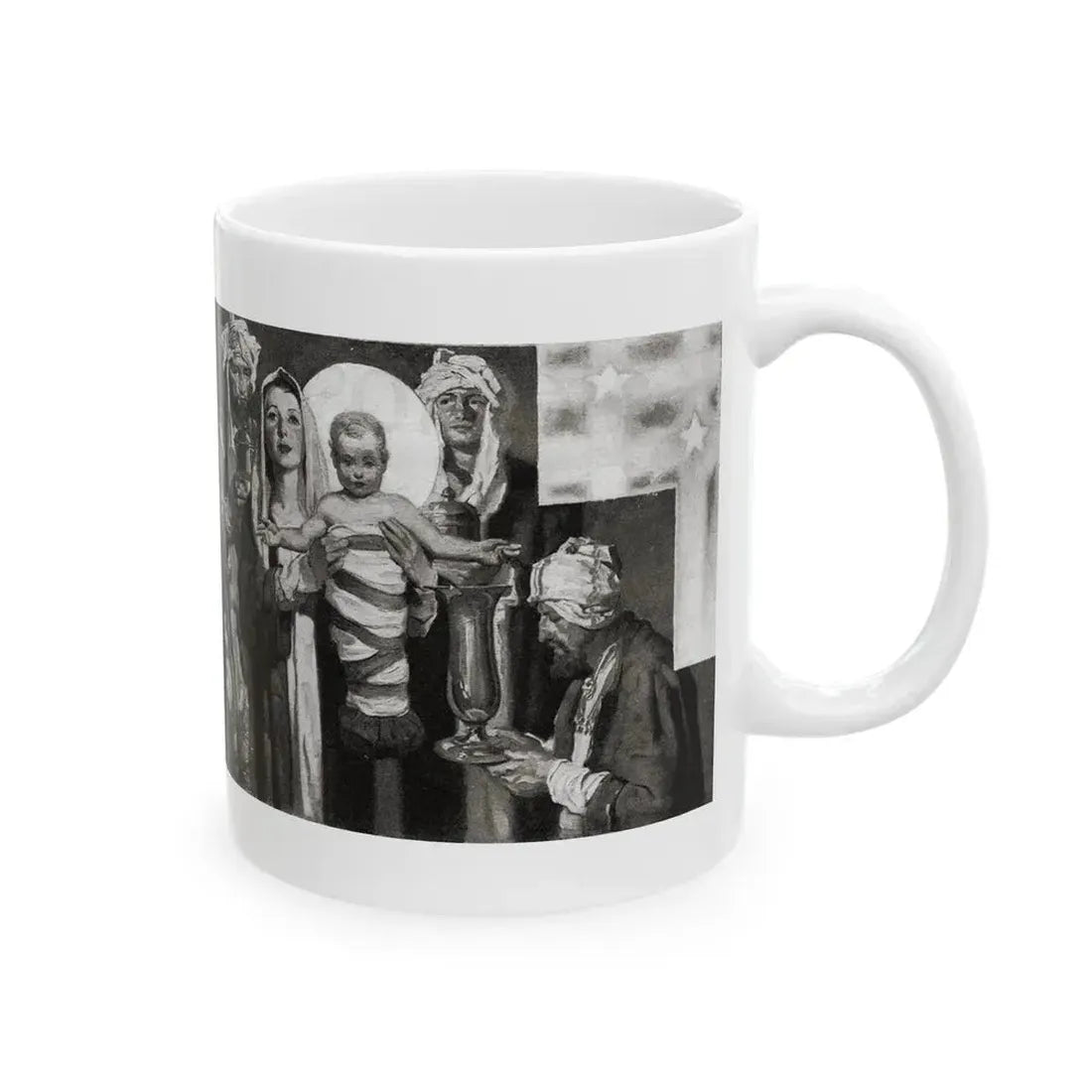 Good Tidings, Cosmopolitan, January 1933 - White Coffee Mug - Go Mug Yourself