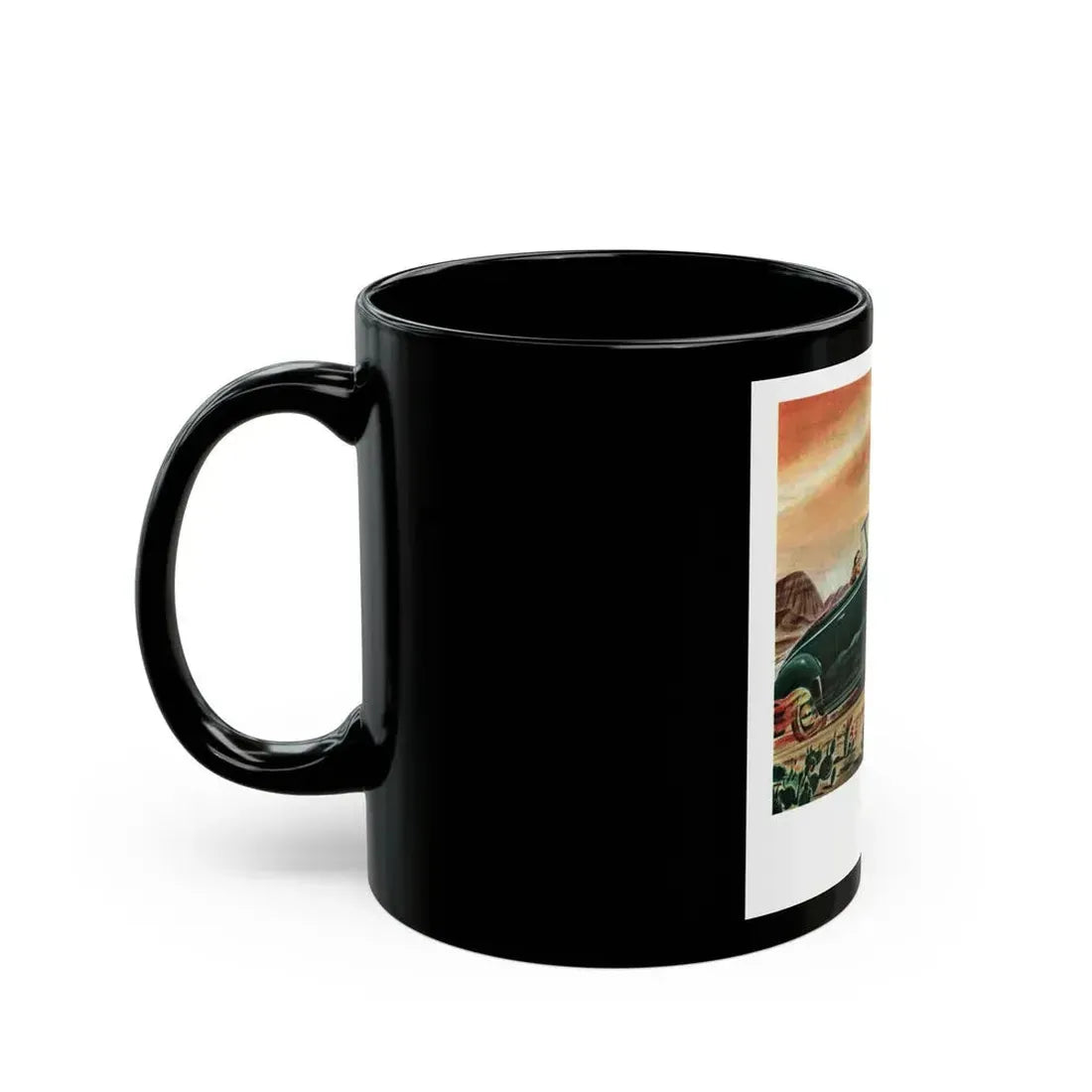 Good Year, advertisement, Collier's, September 21, 1946 - Black Coffee Mug - Go Mug Yourself