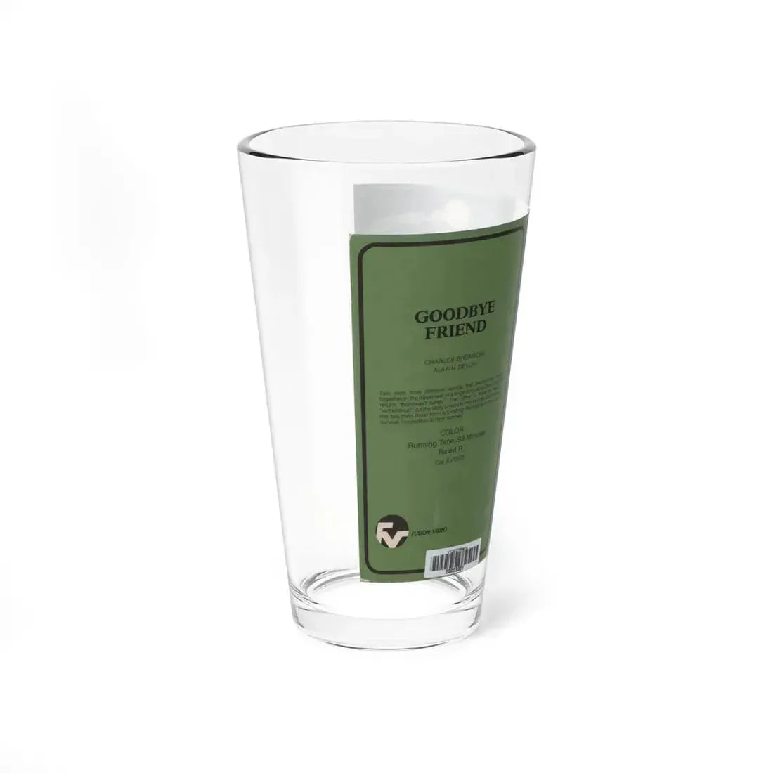 GOODBYE FRIEND (VHS COVER) Pint Glass 16oz - Go Mug Yourself