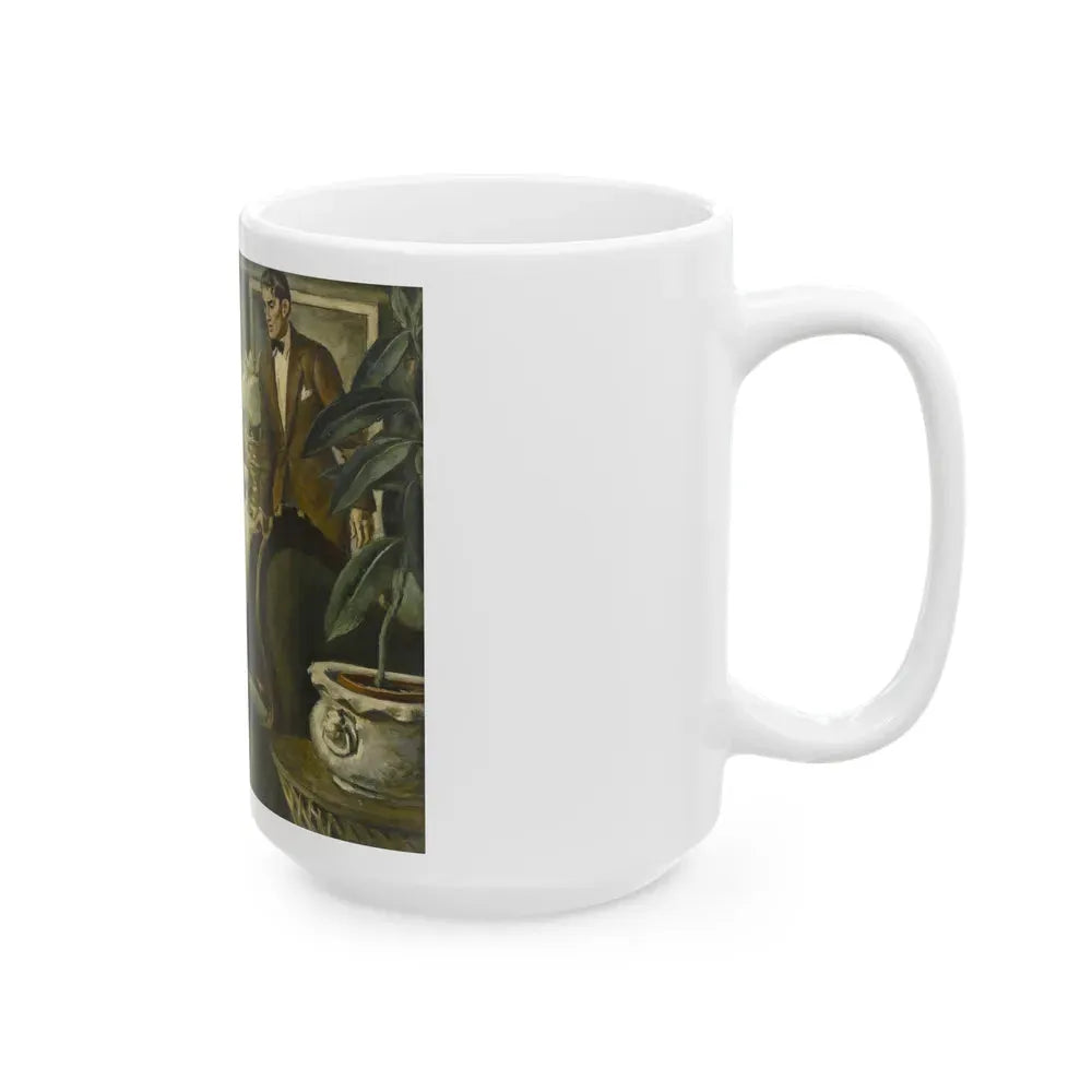 Goodbye Little Yellow Bird, Saturday Evening post illustration - White Coffee Mug - Go Mug Yourself