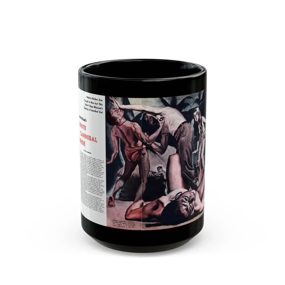 Gordon McLeod's White Cannibal Bride, Sir! July 1959 - Black Coffee Mug 15oz - Go Mug Yourself