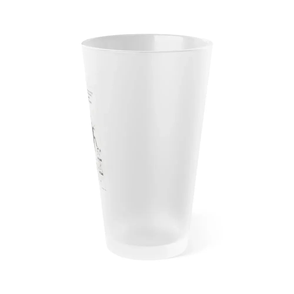 GORDON'S WAR 1973 Movie Poster - Frosted Pint Glass 16oz - Go Mug Yourself