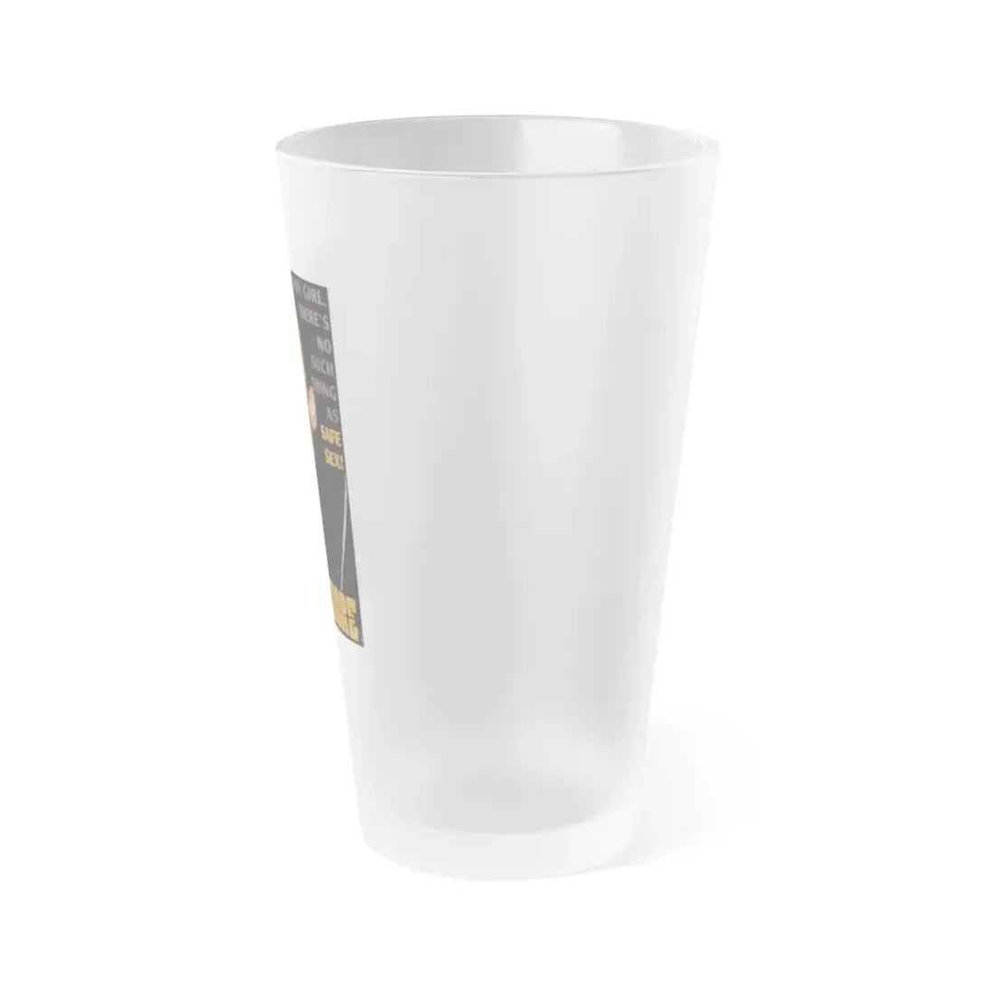 GORE WHORE 1994 Movie Poster - Frosted Pint Glass 16oz - Go Mug Yourself