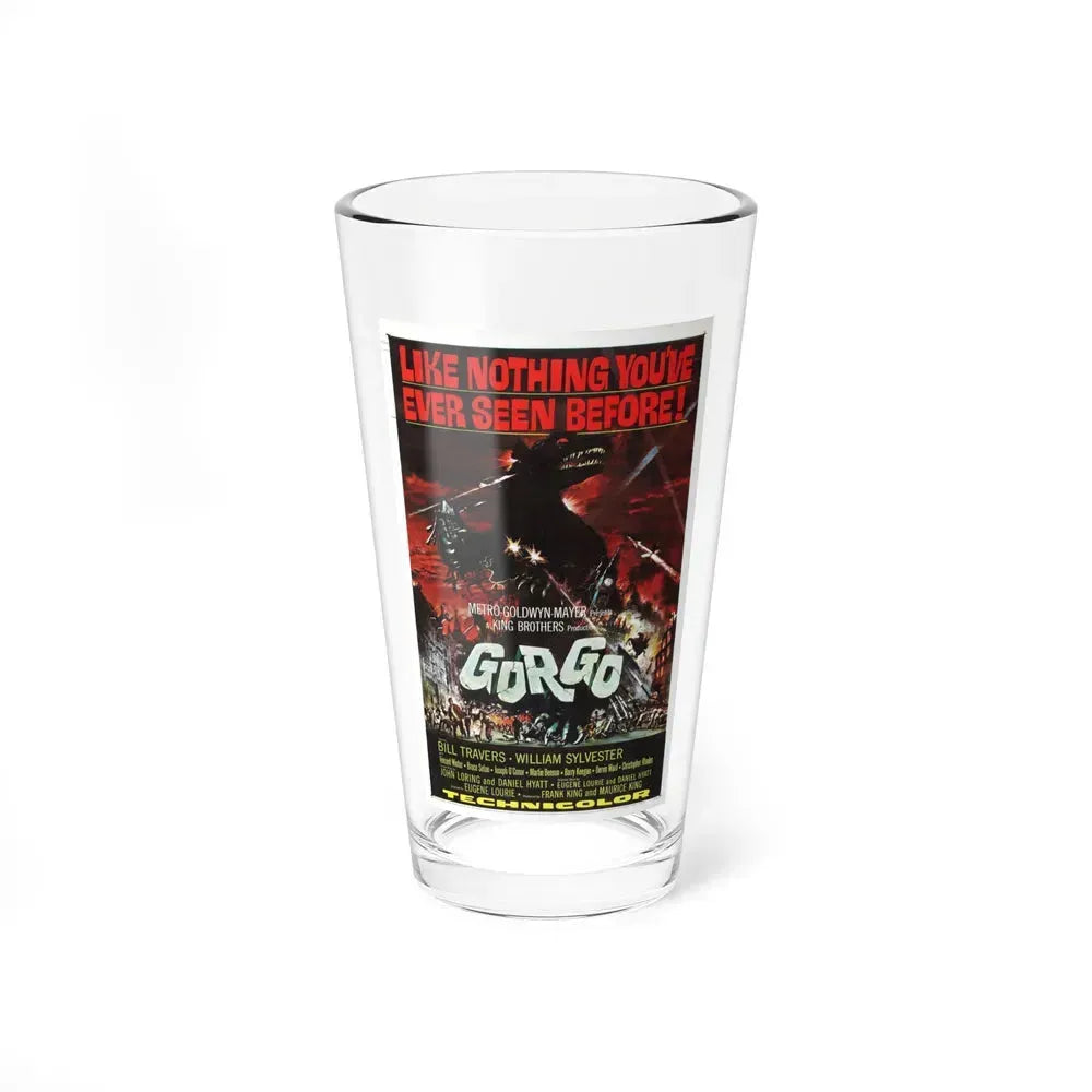 GORGO 1961 Movie Poster - Pint Glass 16oz 16oz - Go Mug Yourself