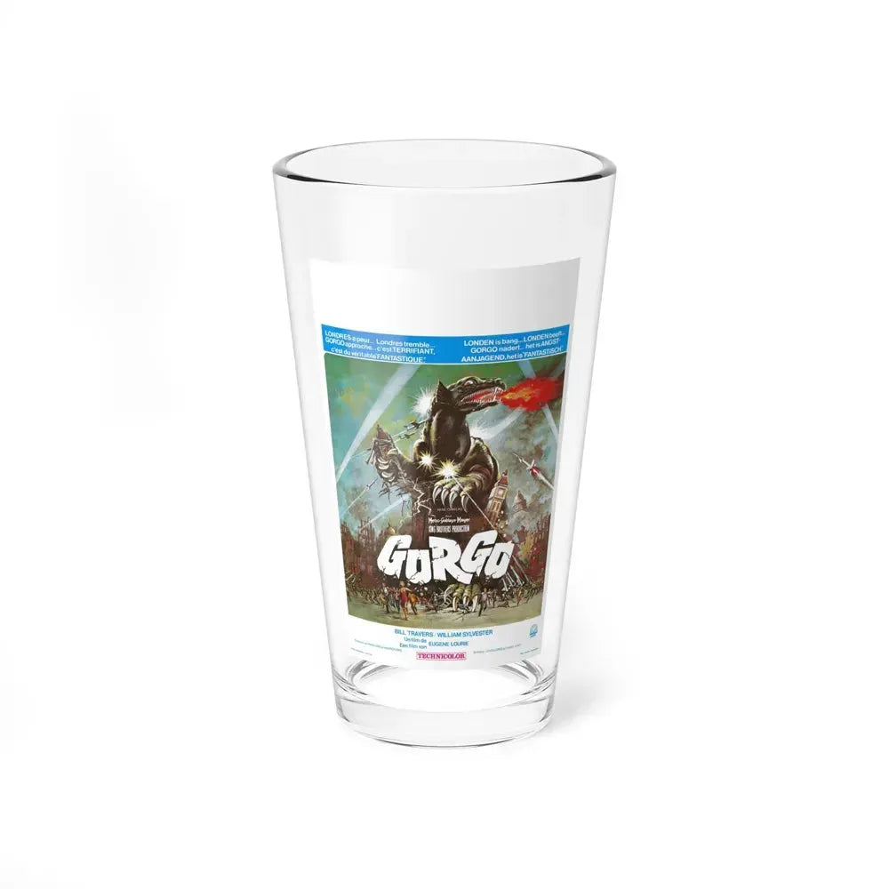 GORGO (BELGIAN) 1961 Movie Poster - Pint Glass 16oz 16oz - Go Mug Yourself