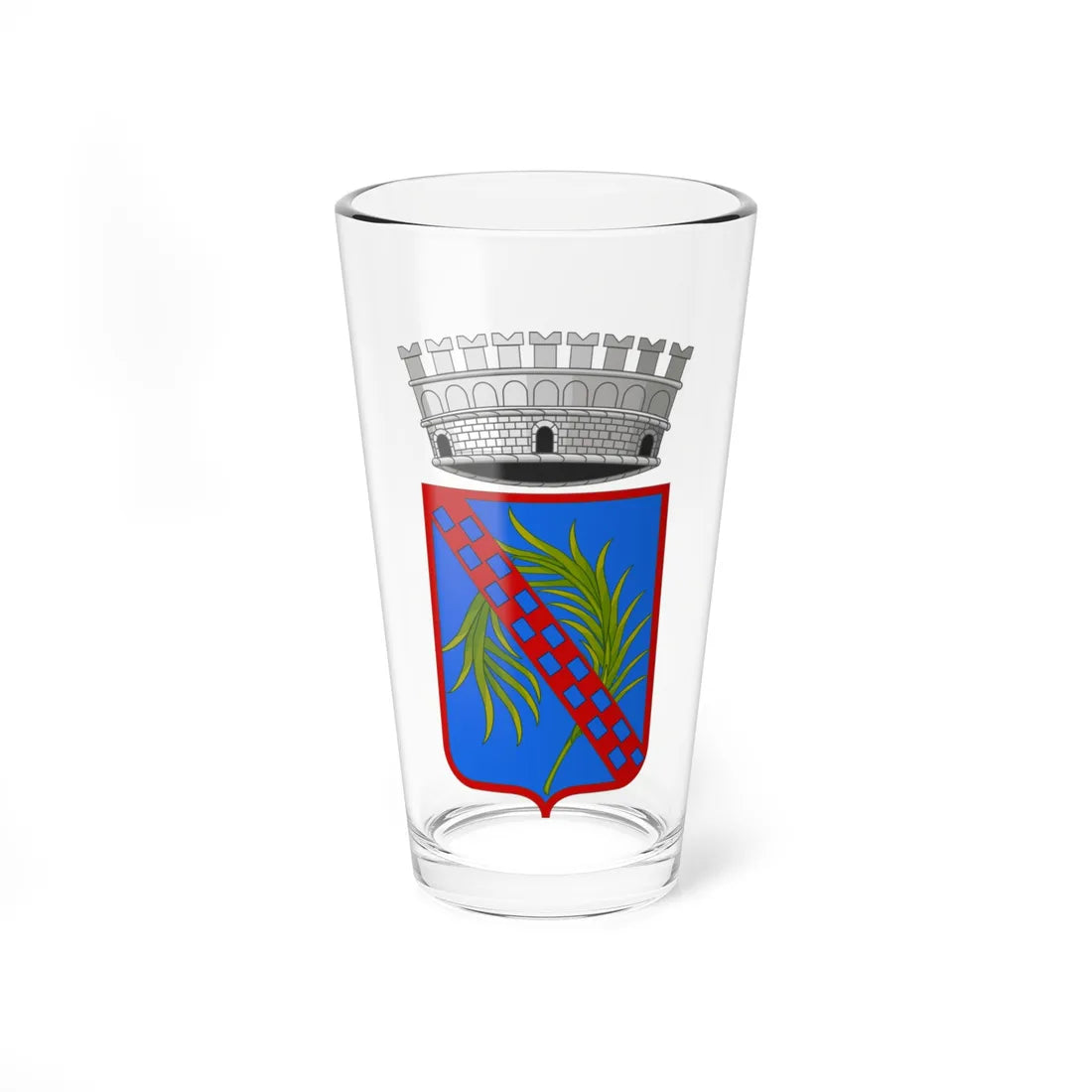 Gorreto-Stemma (Italy) (Coat of Arms) Pint Glass 16oz 16oz - Go Mug Yourself