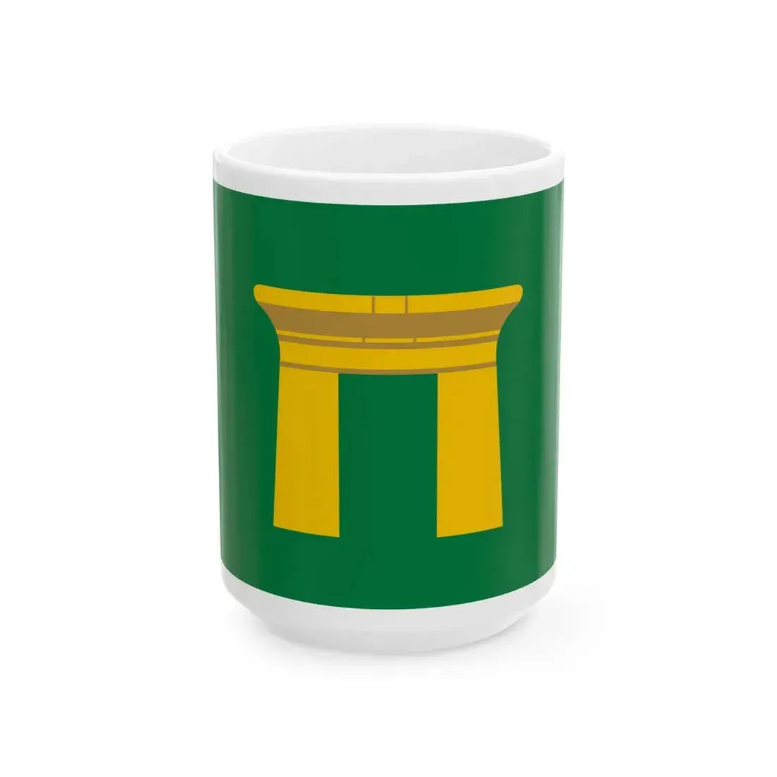 Governadorat de Qena flag (Egypt) White Coffee Mug 15oz - Go Mug Yourself