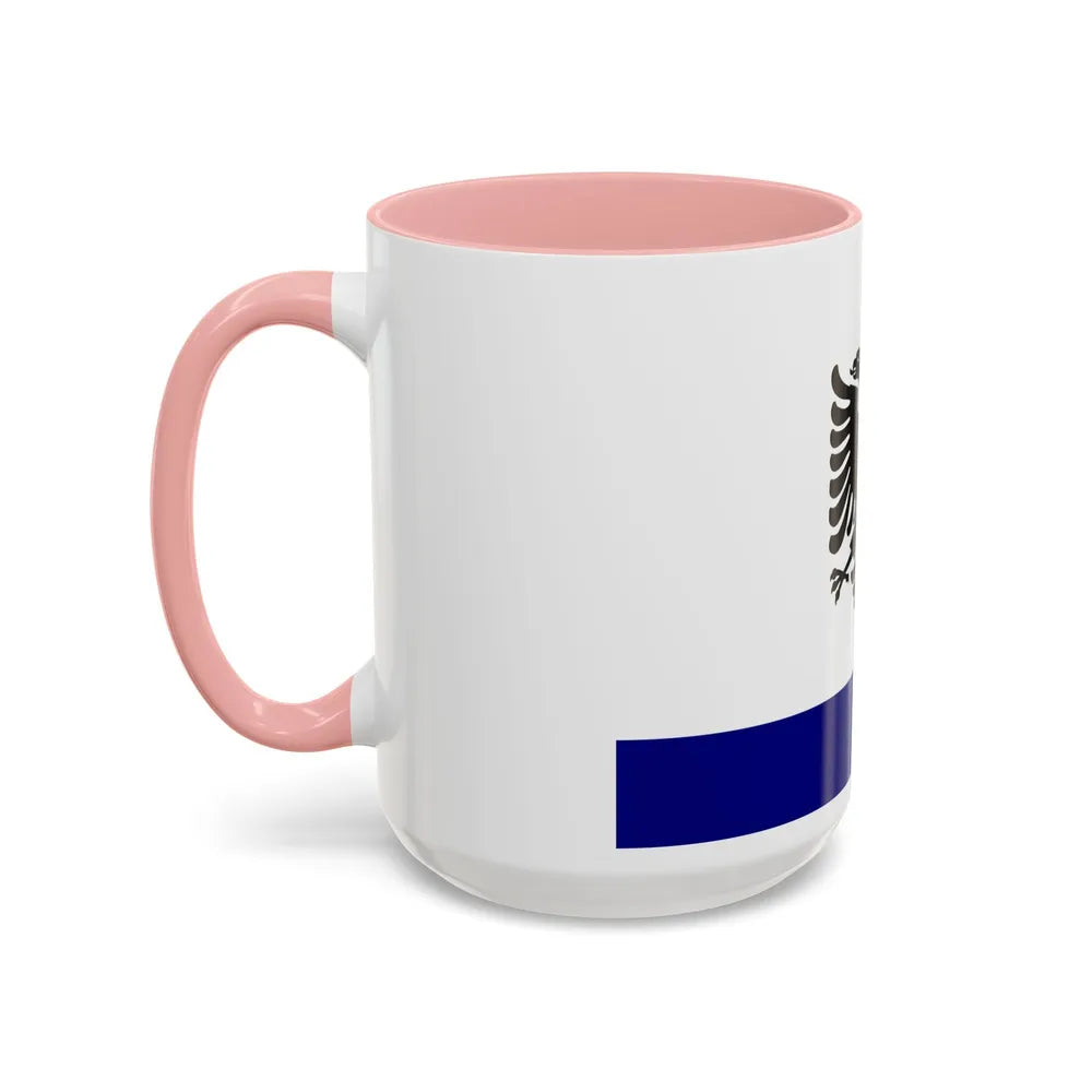 Government Ensign of Albania 1958 to 1992 - Accent Coffee Mug - Go Mug Yourself