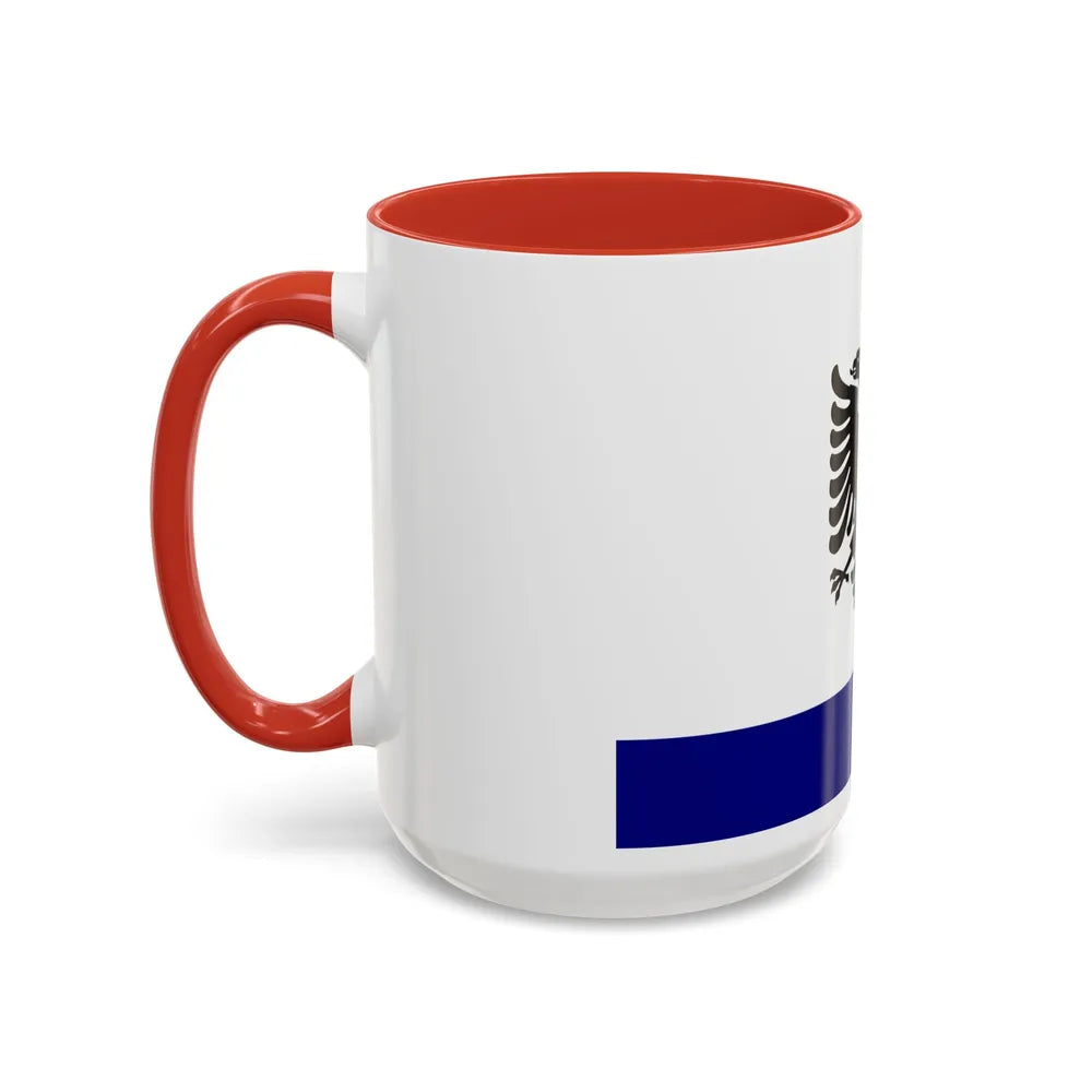 Government Ensign of Albania 1958 to 1992 - Accent Coffee Mug - Go Mug Yourself