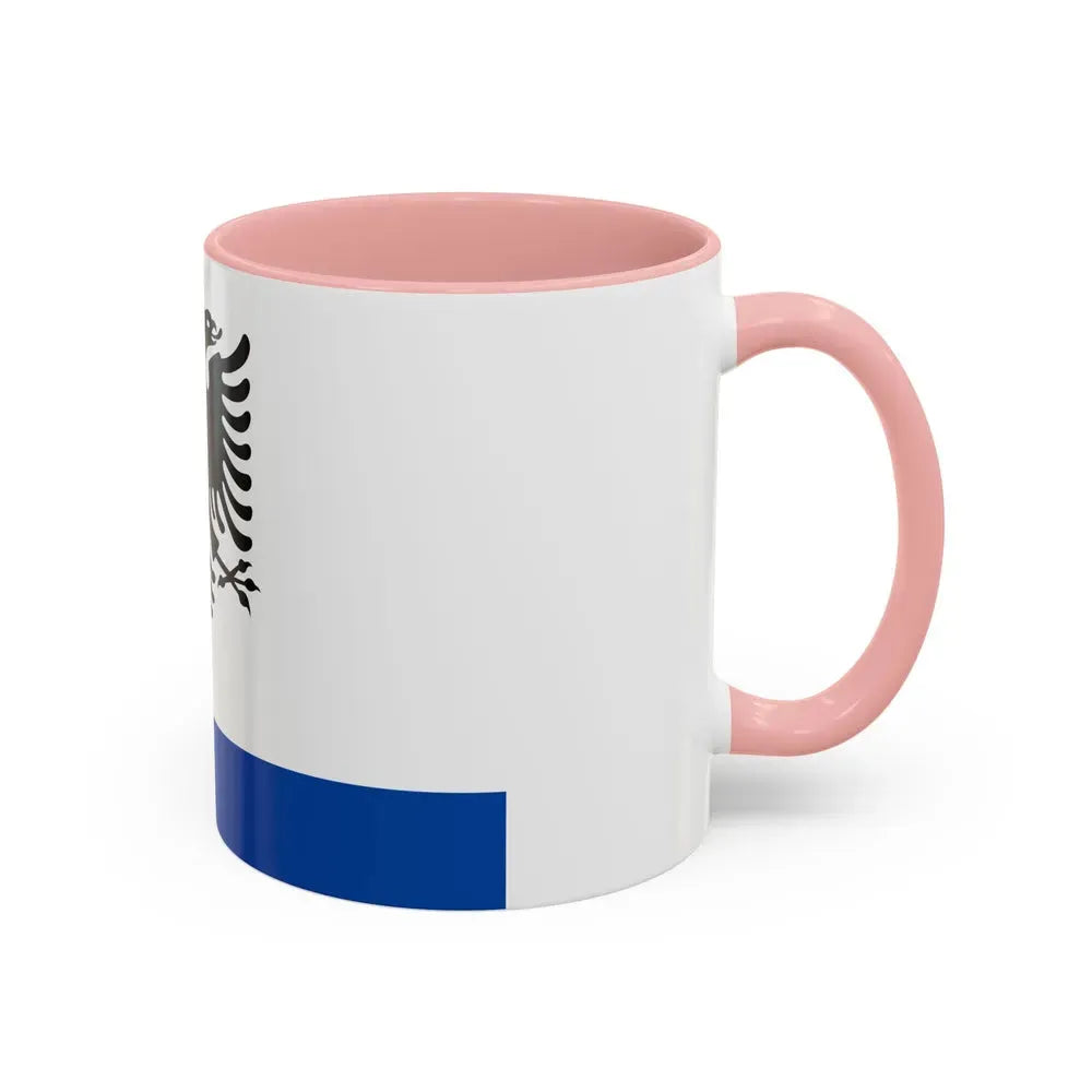 Government Ensign of Albania - Accent Coffee Mug - Go Mug Yourself