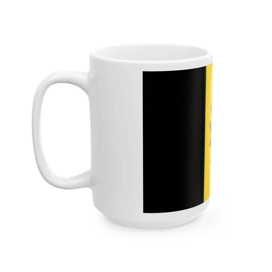 Government Ensign of Belgium (Belgium) White Coffee Mug - Go Mug Yourself