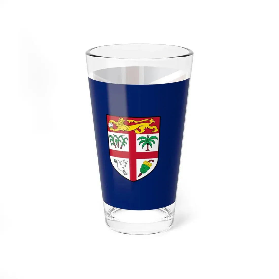 Government Ensign of Fiji (Fiji) Pint Glass 16oz - Go Mug Yourself