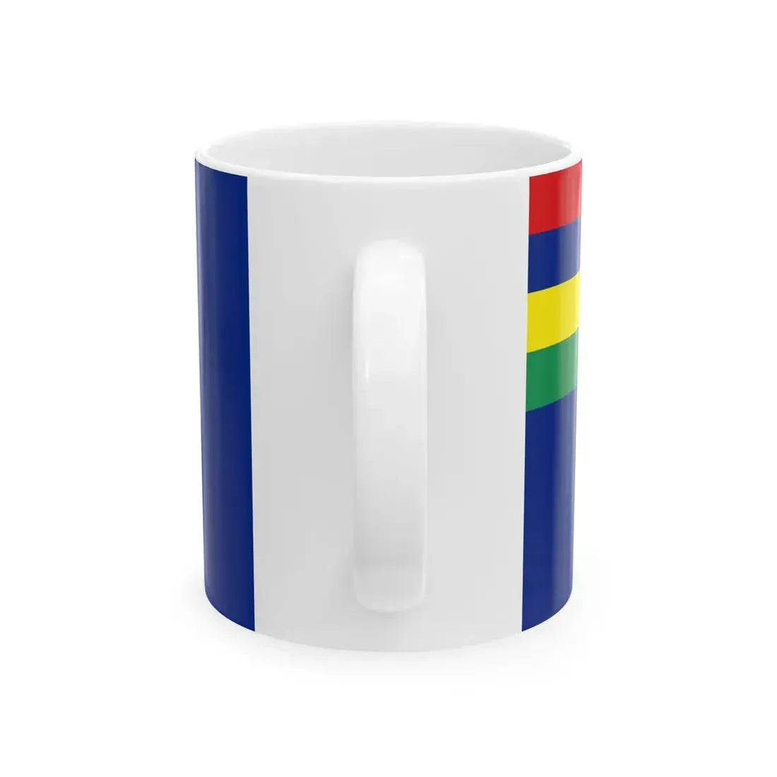 Government Ensign of Mauritius (Mauritius) White Coffee Mug - Go Mug Yourself