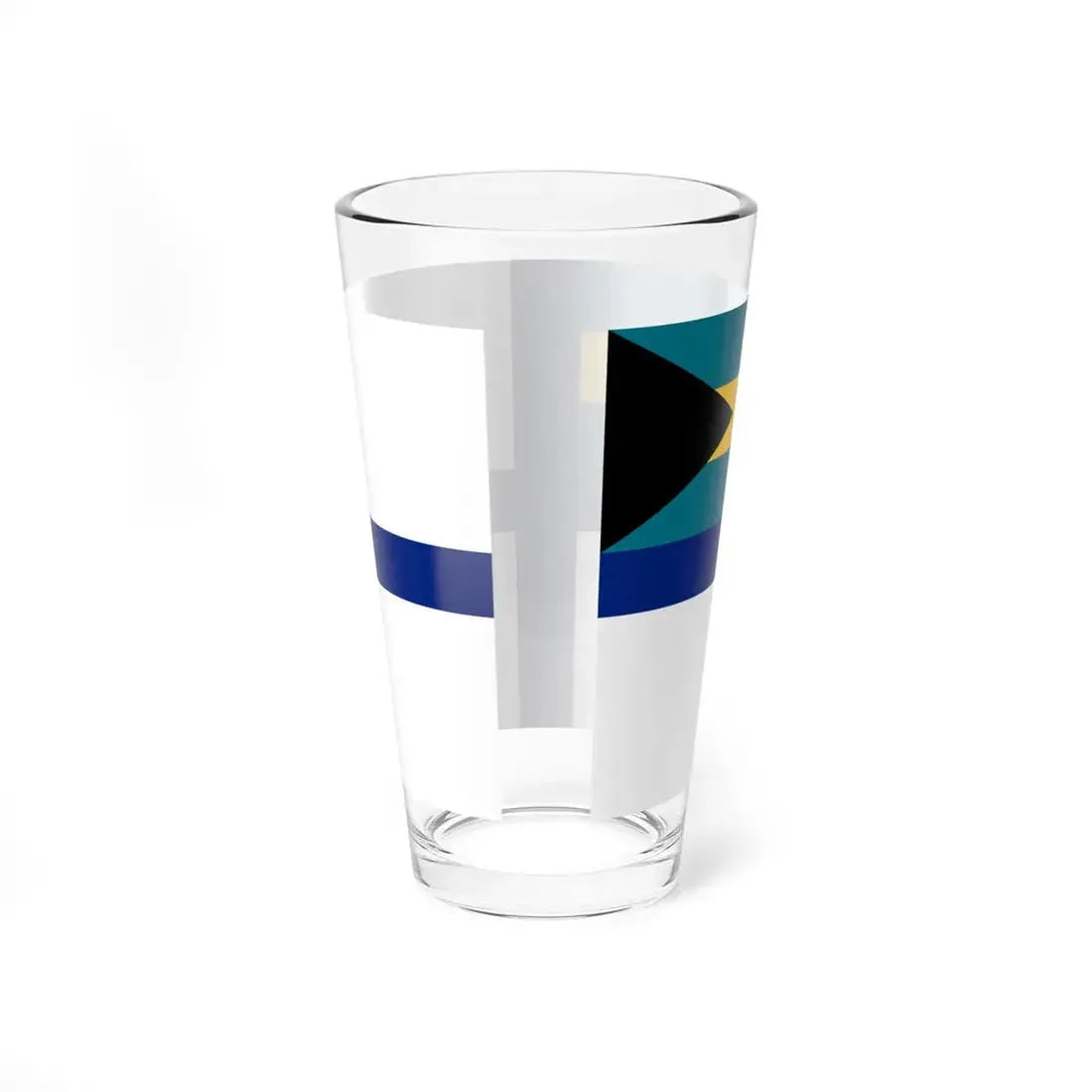 Government Ensign of the Bahamas (Bahamas) Pint Glass 16oz - Go Mug Yourself