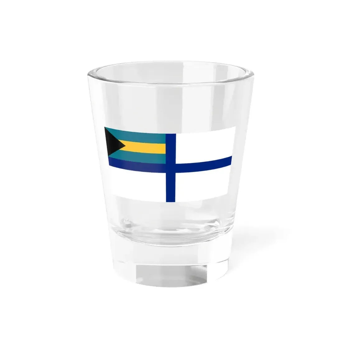 Government Ensign of the Bahamas (Bahamas) Shot Glass 1.5oz 1.5oz - Go Mug Yourself