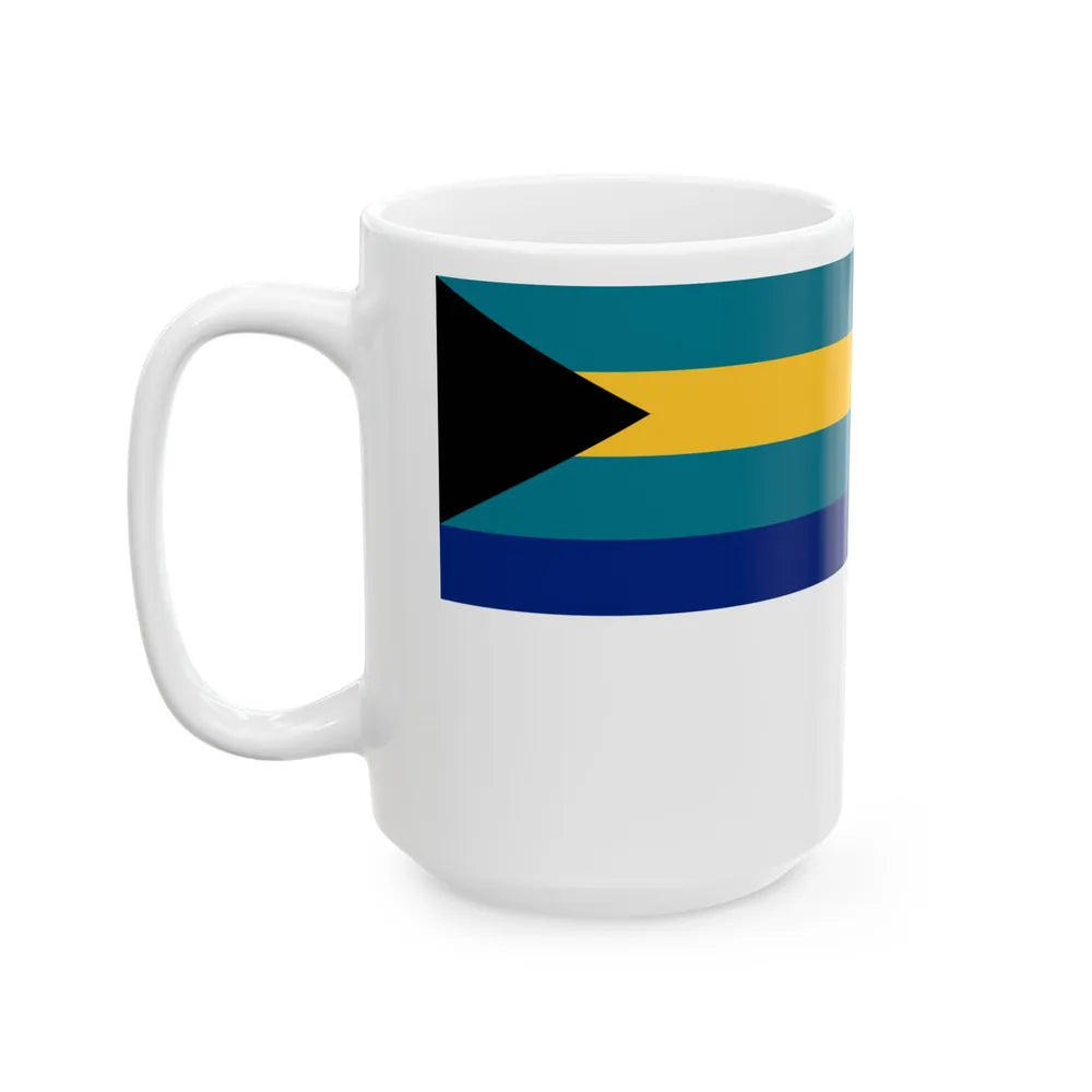 Government Ensign of the Bahamas (Bahamas) White Coffee Mug - Go Mug Yourself