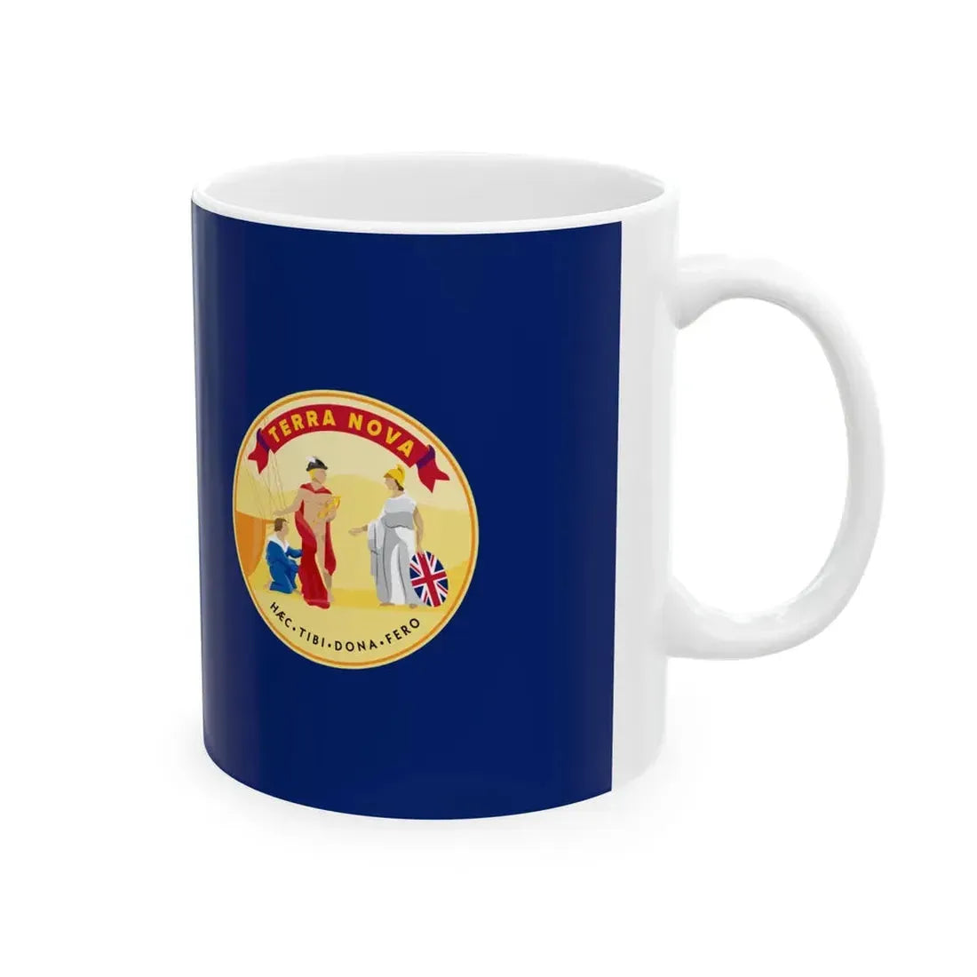 Government Ensign of the Dominion of Newfoundland (Canada) White Coffee Mug - Go Mug Yourself