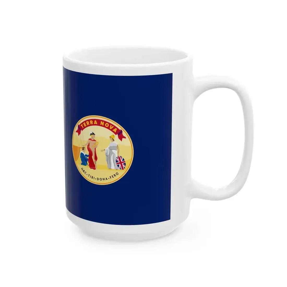 Government Ensign of the Dominion of Newfoundland (Canada) White Coffee Mug - Go Mug Yourself