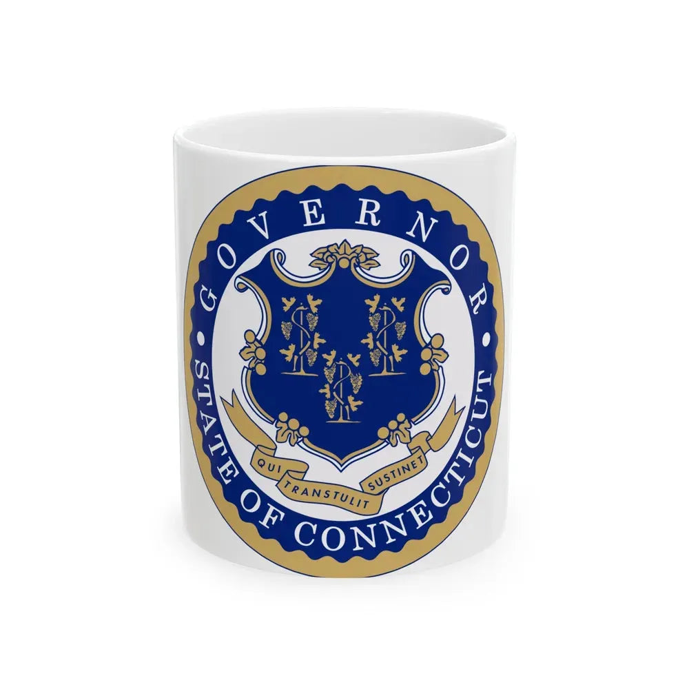 Governor of Connecticut - White Coffee Mug 11oz - Go Mug Yourself