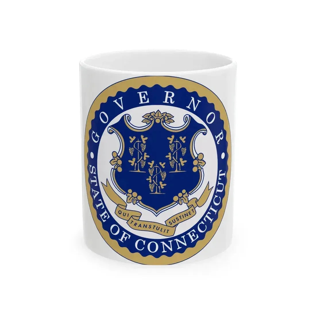 Governor of Connecticut - White Coffee Mug 11oz - Go Mug Yourself