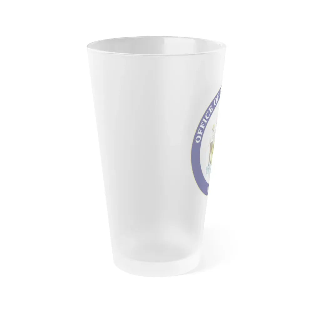 Governor of Maine - Frosted Pint Glass 16oz - Go Mug Yourself