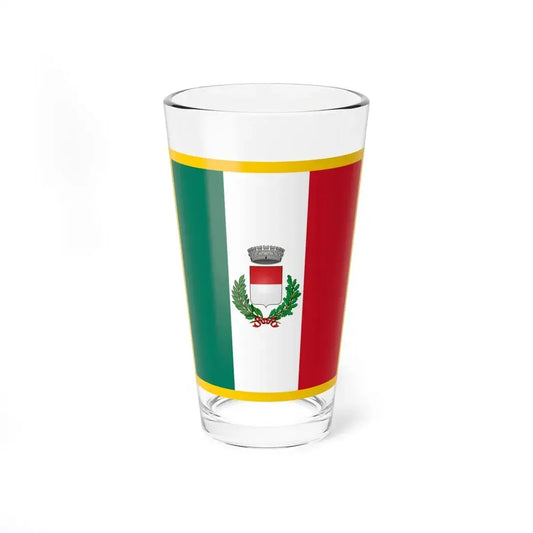 Gozzano-Bandiera (Italy) Pint Glass 16oz 16oz - Go Mug Yourself