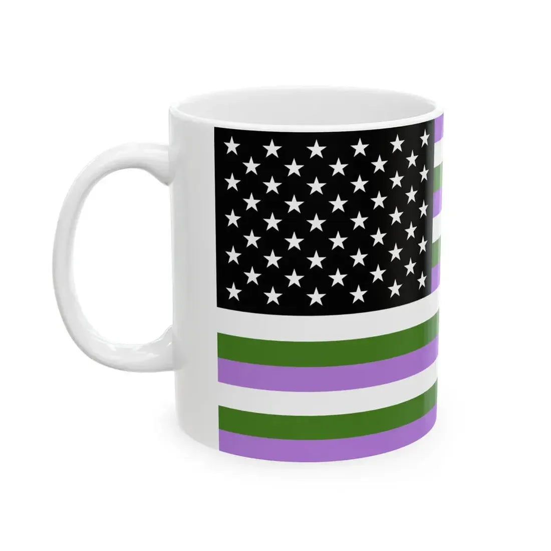 GQAmerica (United States) White Coffee Mug - Go Mug Yourself