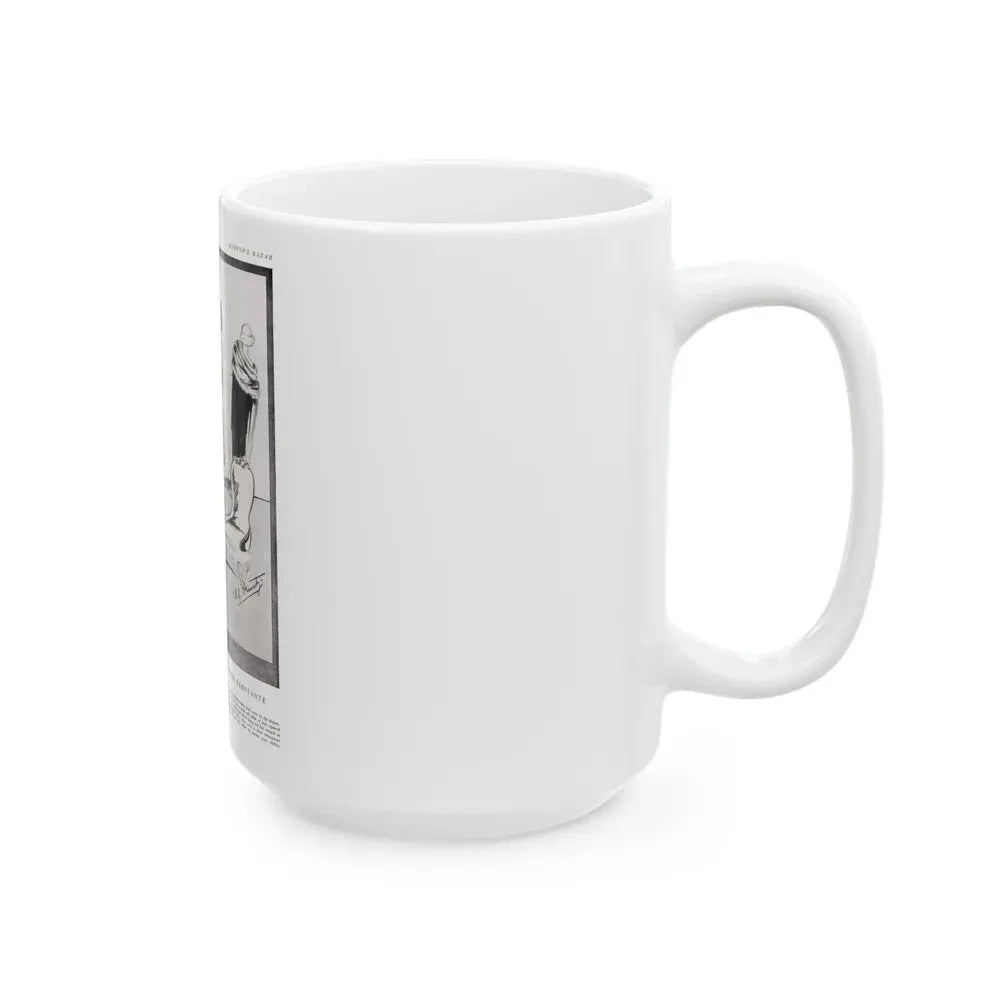 Graceful Attributes ..., Harper's Bazaar, November 1920 - White Coffee Mug - Go Mug Yourself
