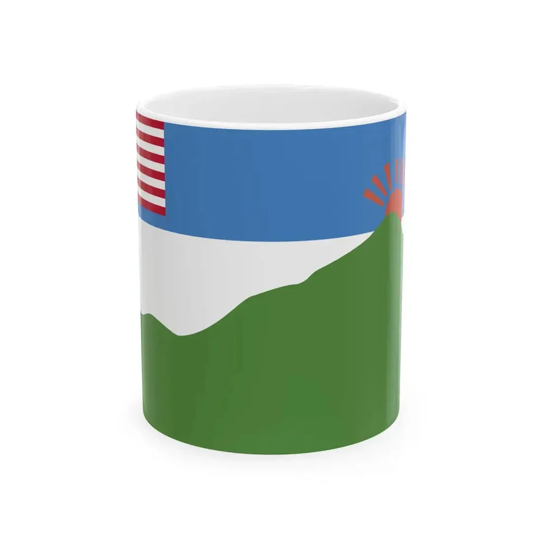 Grand Gedeh County Flag (Liberia) White Coffee Mug 11oz - Go Mug Yourself