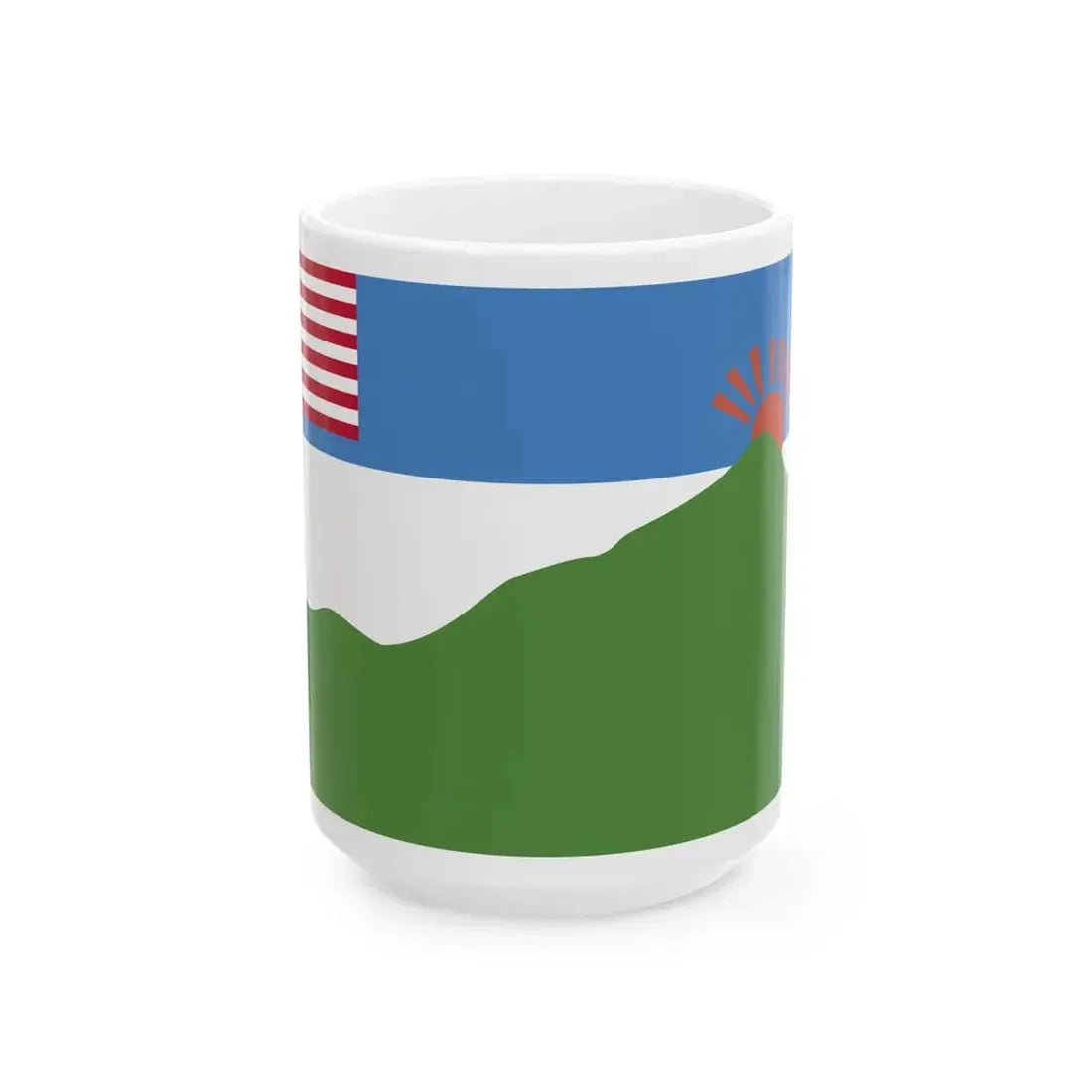 Grand Gedeh County Flag (Liberia) White Coffee Mug 15oz - Go Mug Yourself