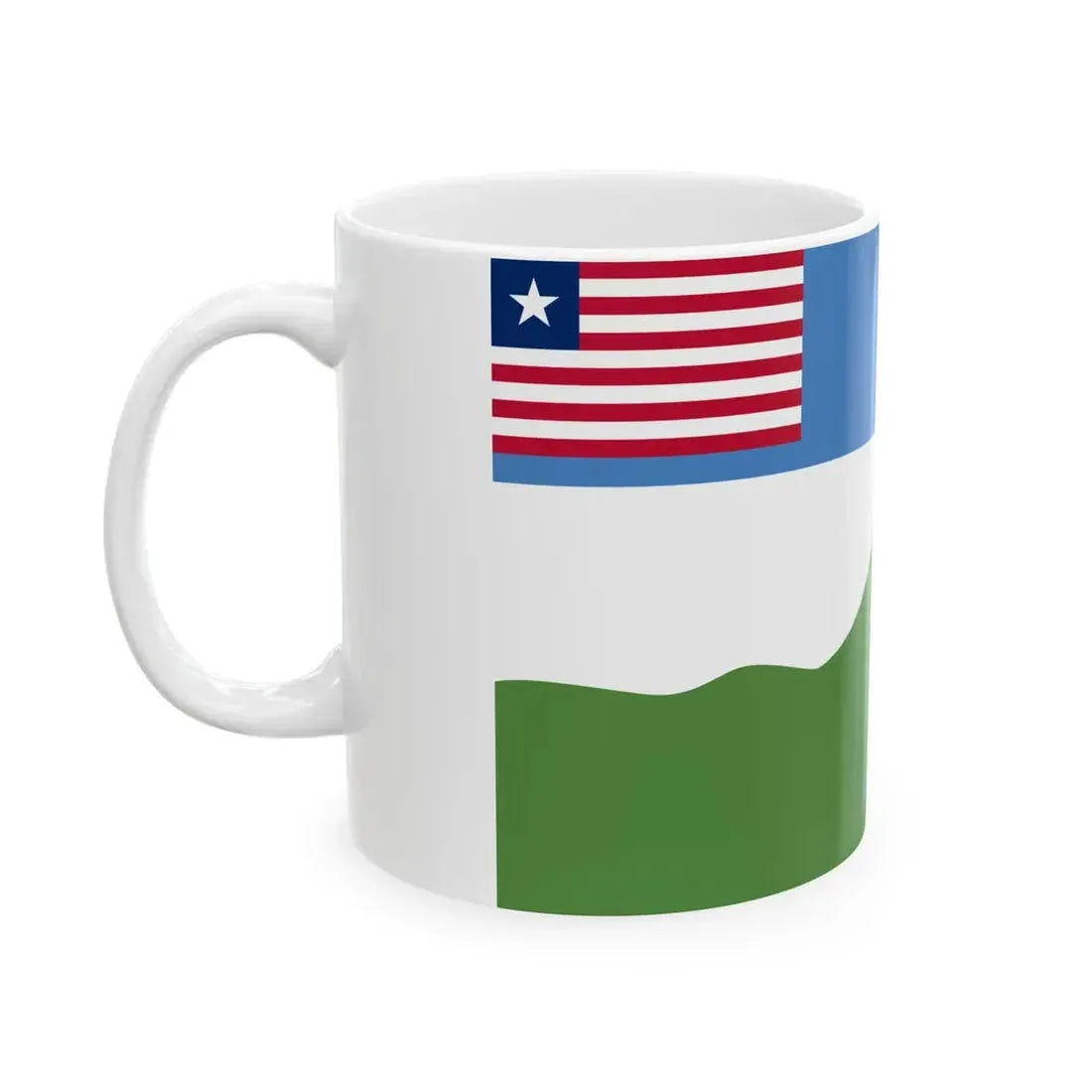Grand Gedeh County Flag (Liberia) White Coffee Mug - Go Mug Yourself
