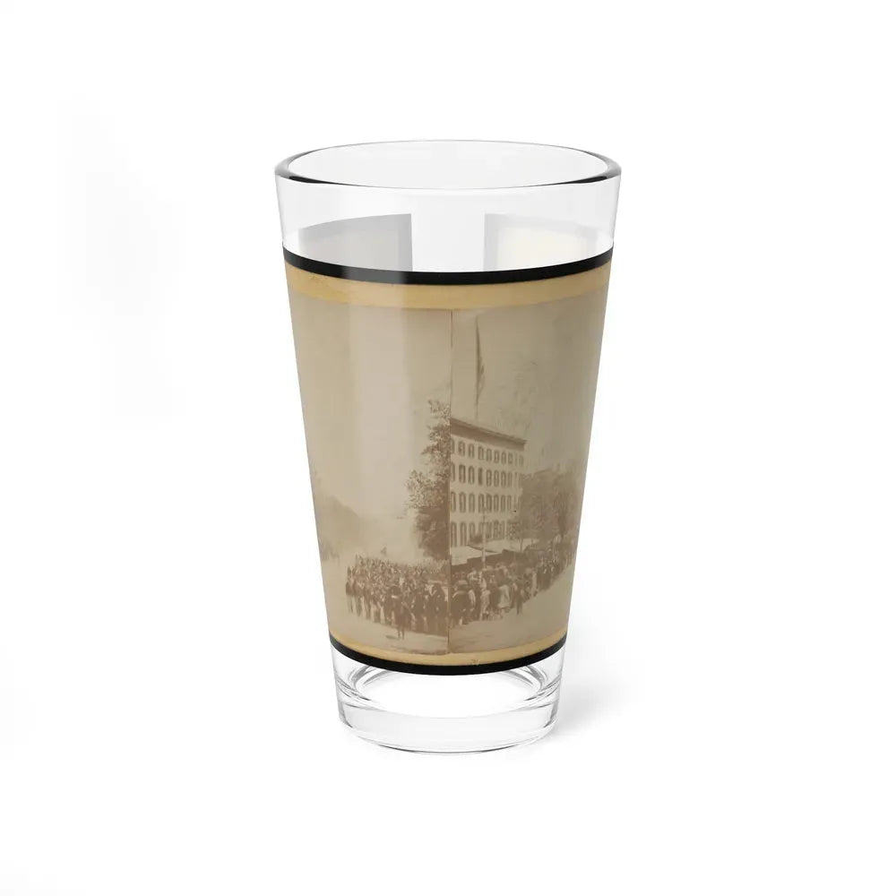 Grand Review Of The Great Veteran Armies Of Grant And Sherman At Washington, On The 23rd And 24th May, 1865 (U.S. Civil War) Pint Glass 16oz 16oz - Go Mug Yourself