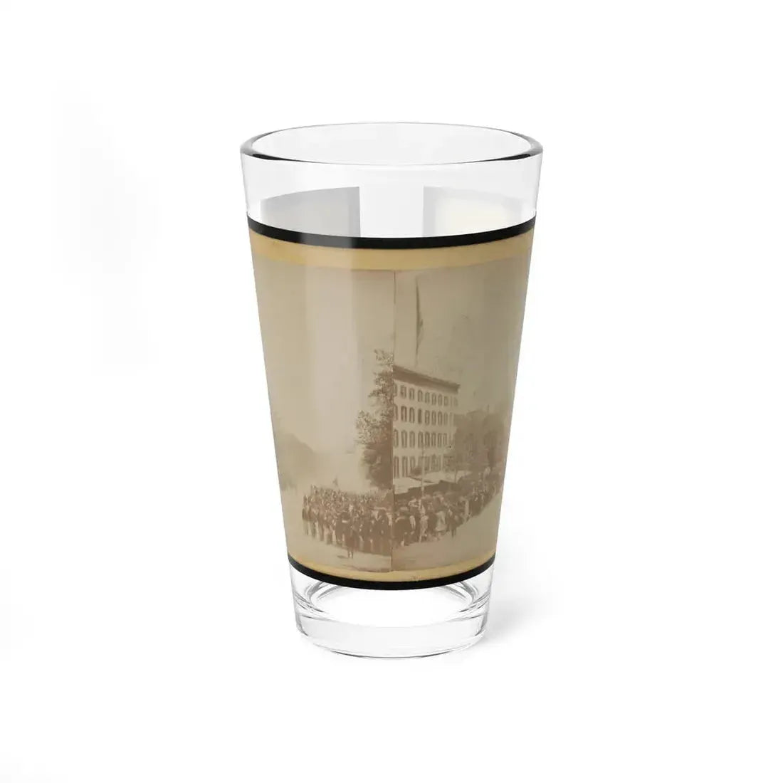 Grand Review Of The Great Veteran Armies Of Grant And Sherman At Washington, On The 23rd And 24th May, 1865 (U.S. Civil War) Pint Glass 16oz 16oz - Go Mug Yourself
