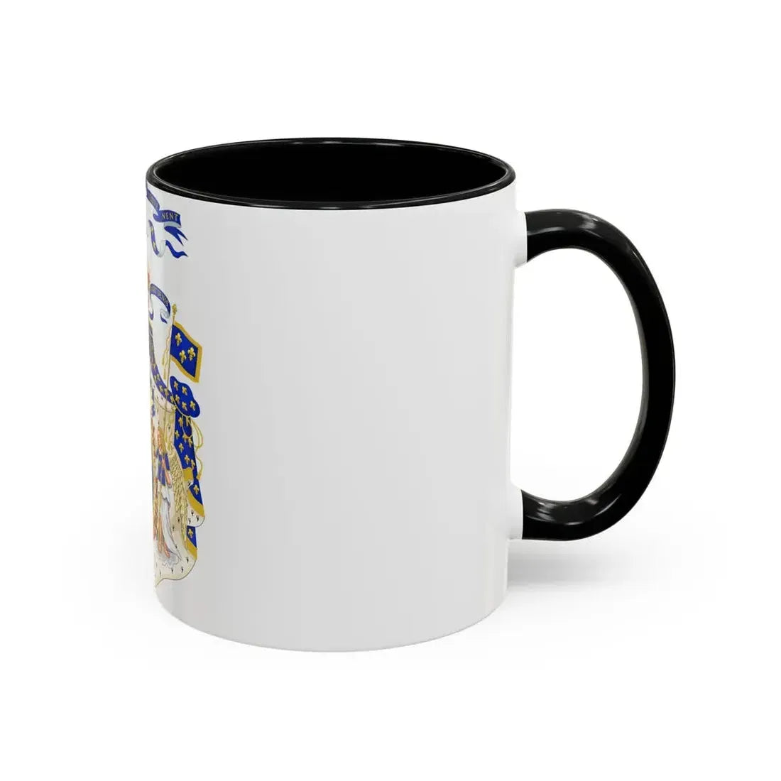 Grand Royal Coat of Arms of France - Accent Coffee Mug - Go Mug Yourself