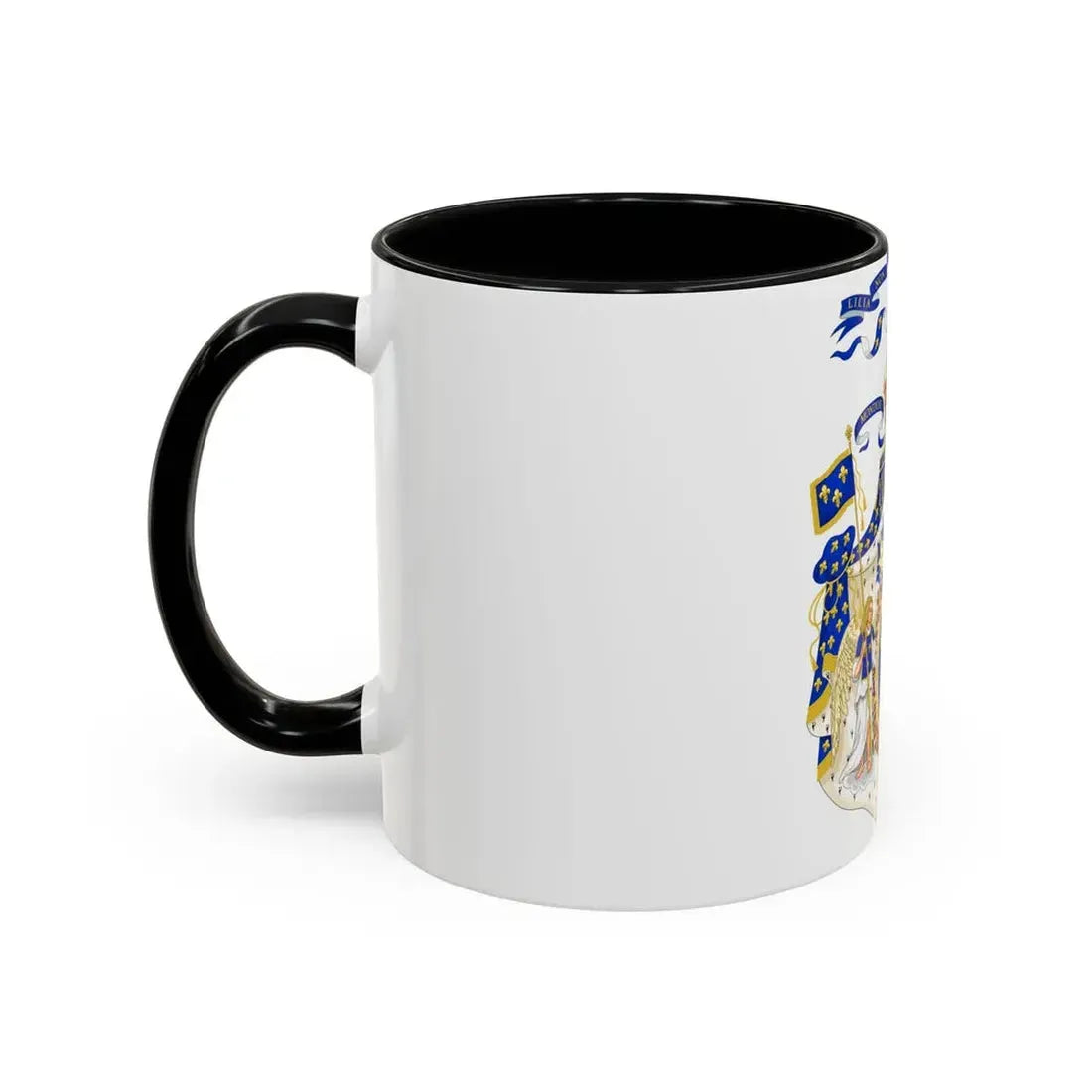 Grand Royal Coat of Arms of France - Accent Coffee Mug - Go Mug Yourself