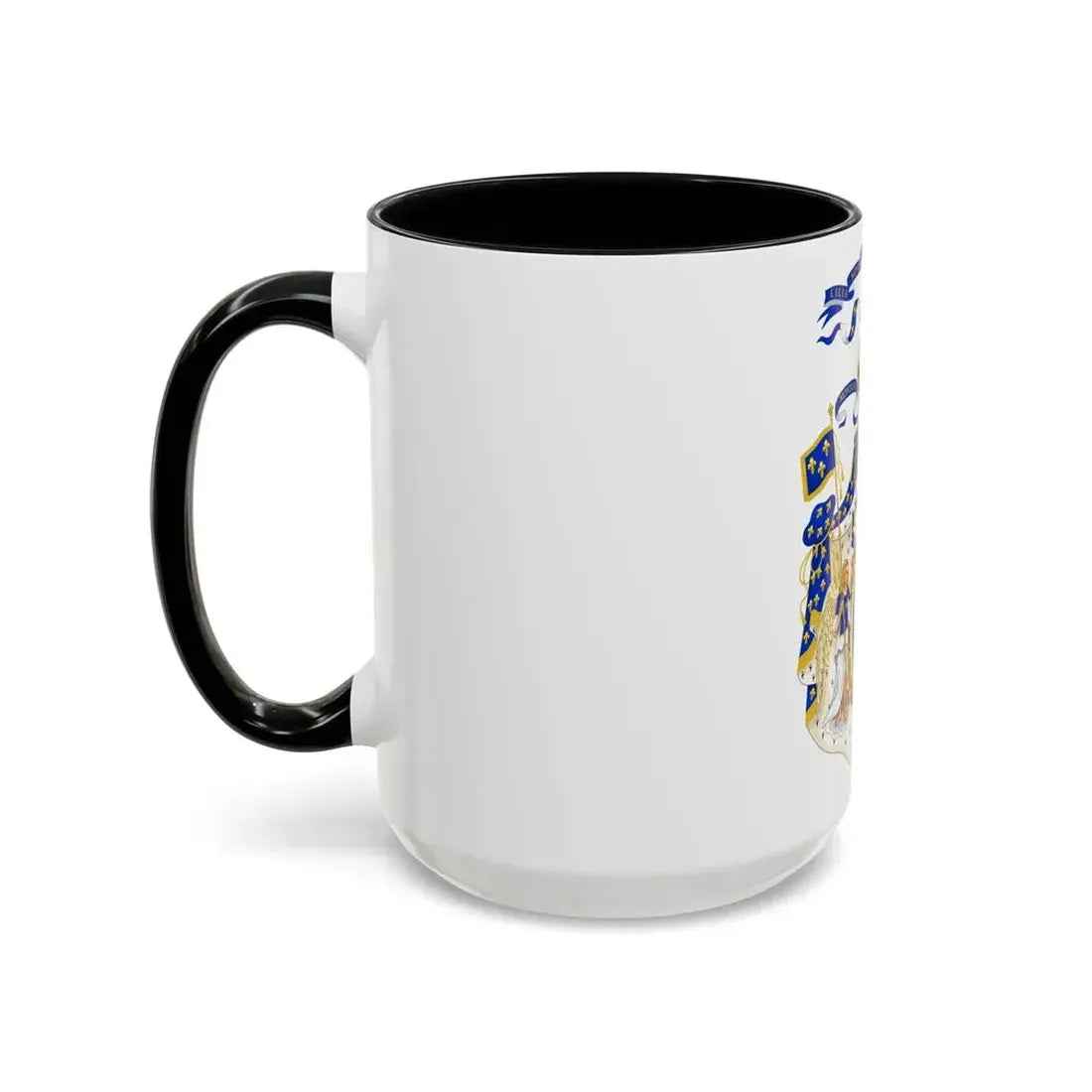 Grand Royal Coat of Arms of France - Accent Coffee Mug - Go Mug Yourself