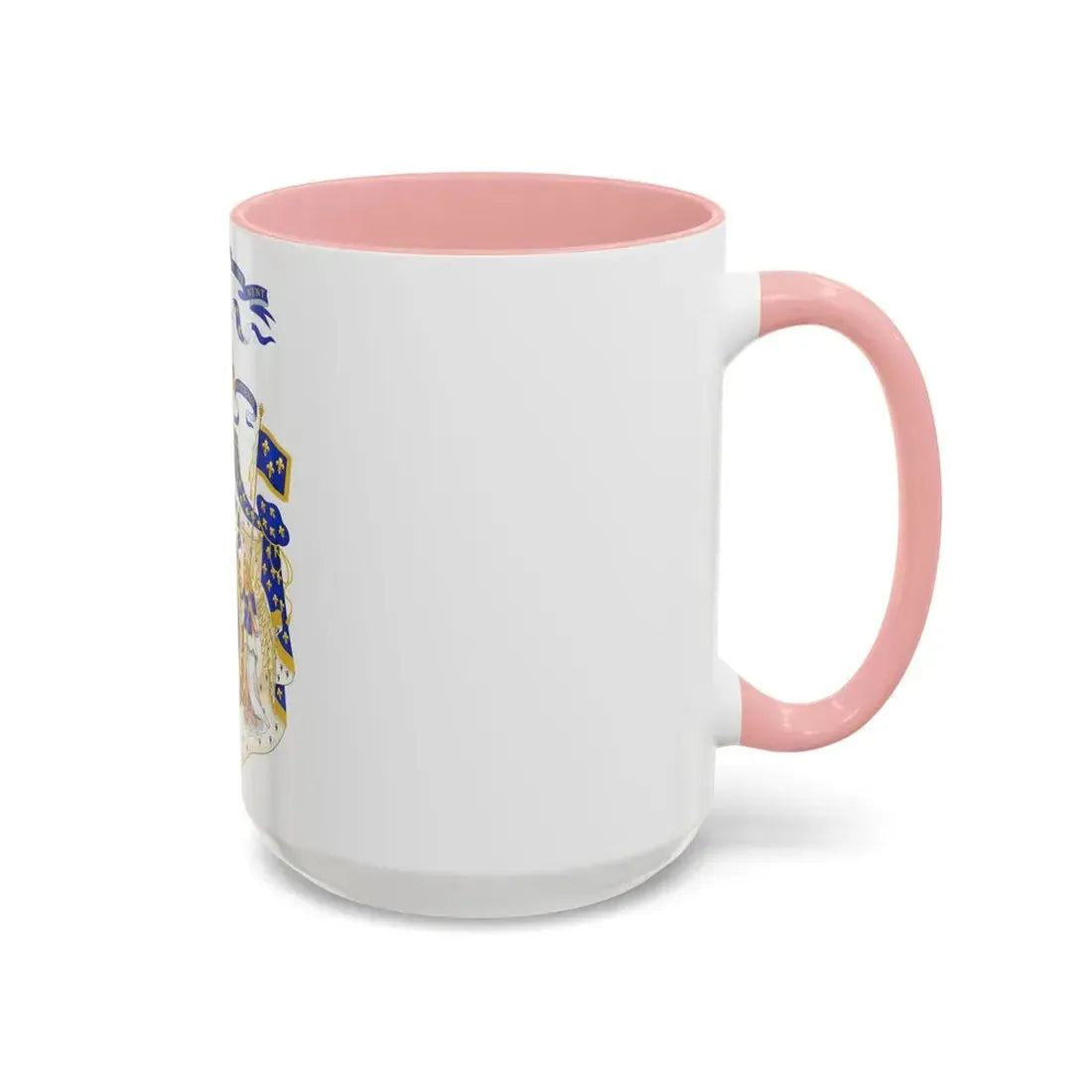 Grand Royal Coat of Arms of France - Accent Coffee Mug - Go Mug Yourself