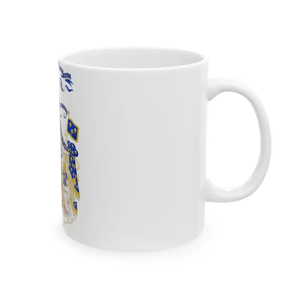 Grand Royal Coat of Arms of France - White Coffee Mug - Go Mug Yourself