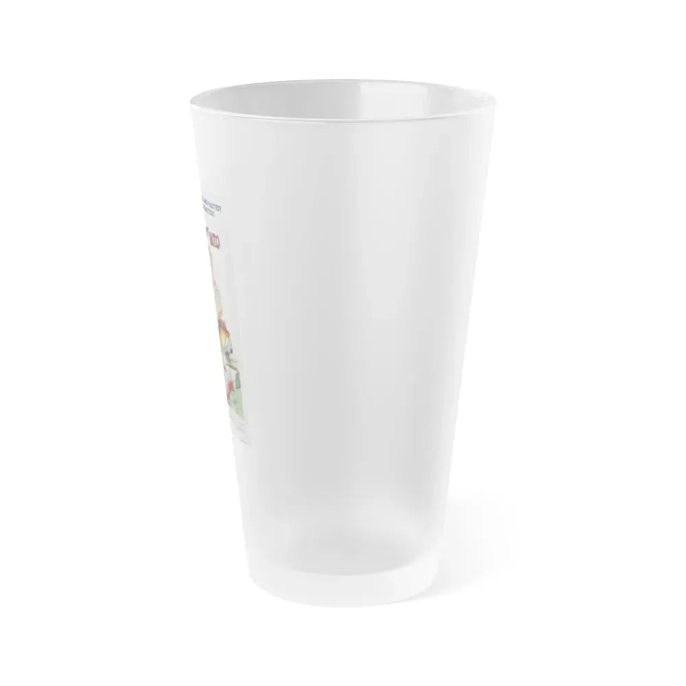 GRAND THEFT AUTO 1977 Movie Poster - Frosted Pint Glass 16oz - Go Mug Yourself
