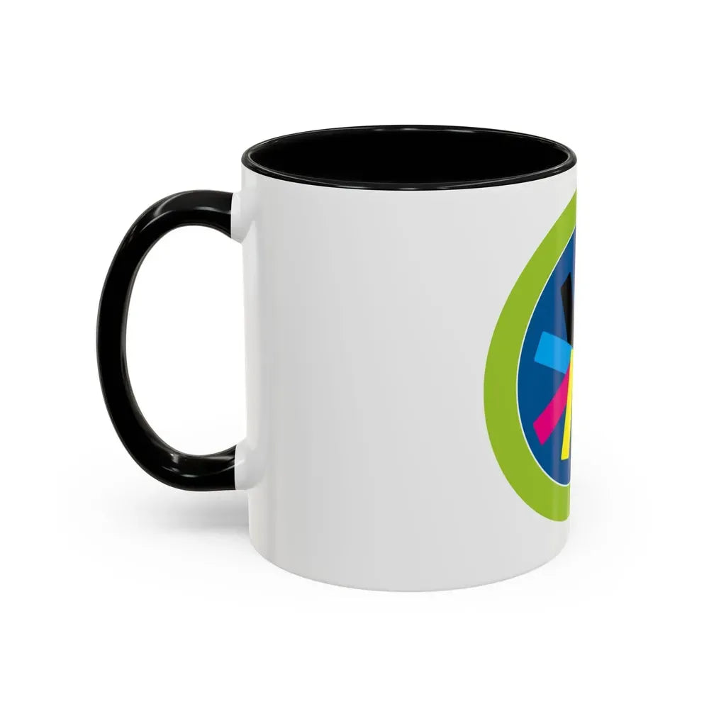 Graphic Arts (Boy Scout Merit Badge) Accent Coffee Mug - Go Mug Yourself