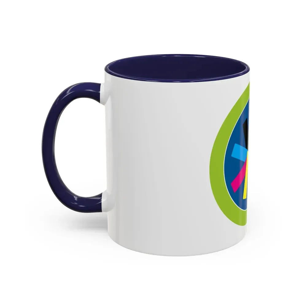 Graphic Arts (Boy Scout Merit Badge) Accent Coffee Mug - Go Mug Yourself