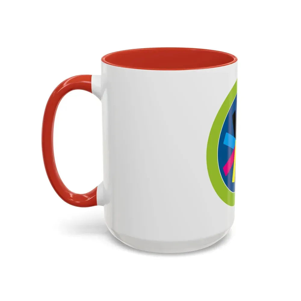 Graphic Arts (Boy Scout Merit Badge) Accent Coffee Mug - Go Mug Yourself