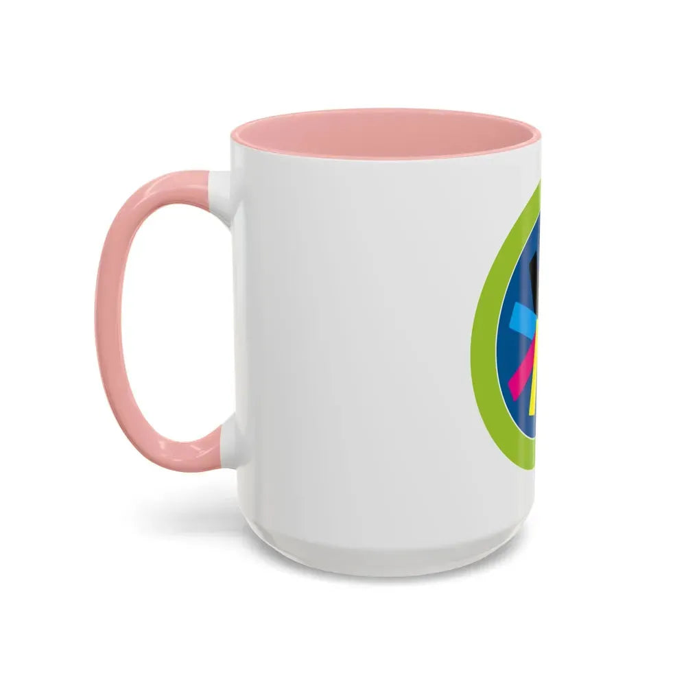 Graphic Arts (Boy Scout Merit Badge) Accent Coffee Mug - Go Mug Yourself