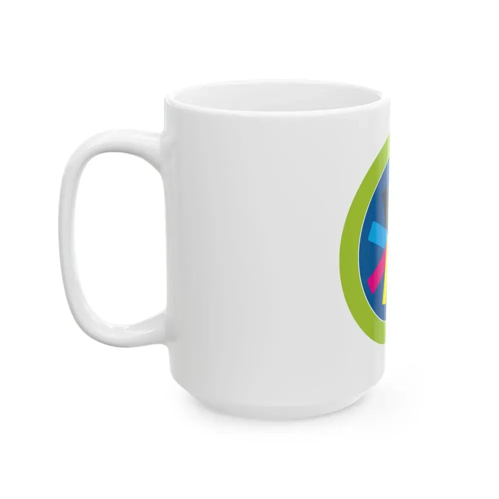 Graphic Arts (Boy Scout Merit Badge) White Coffee Mug - Go Mug Yourself